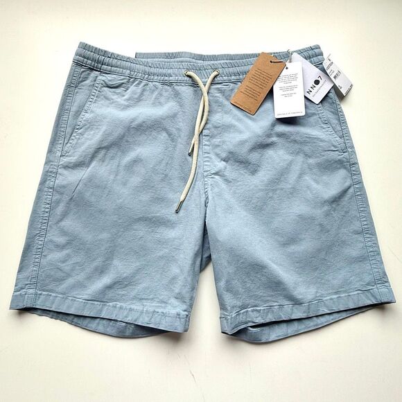 NWT NN07 “Gregor” twill shorts in light blue Size XL - Picture 4 of 10